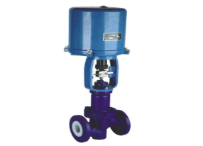 襯氟電動單座調節(jié)閥